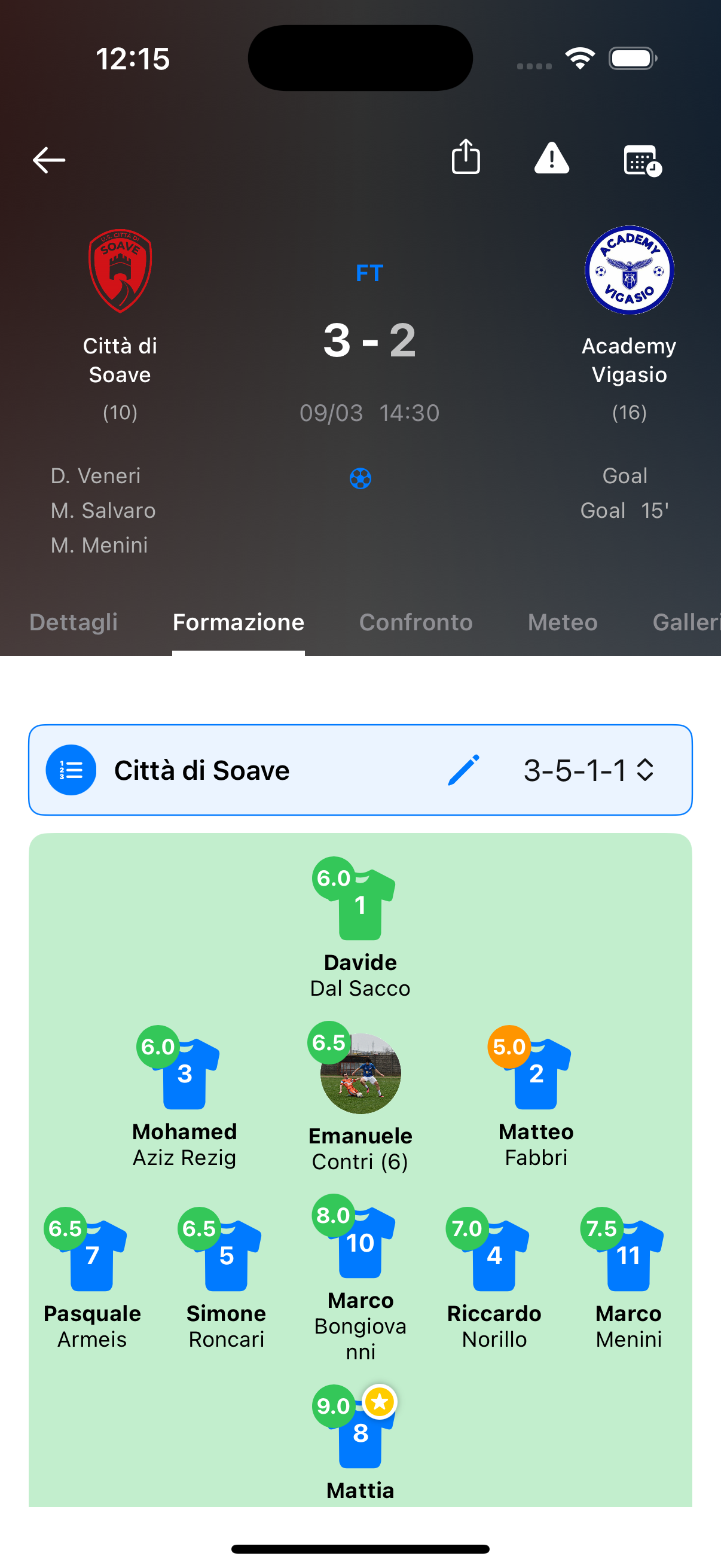 Gestione Squadre